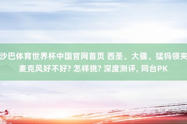 沙巴体育世界杯中国官网首页 西圣、大疆、猛犸领夹麦克风好不好? 怎样挑? 深度测评, 同台PK